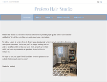 Tablet Screenshot of proferostudio.com